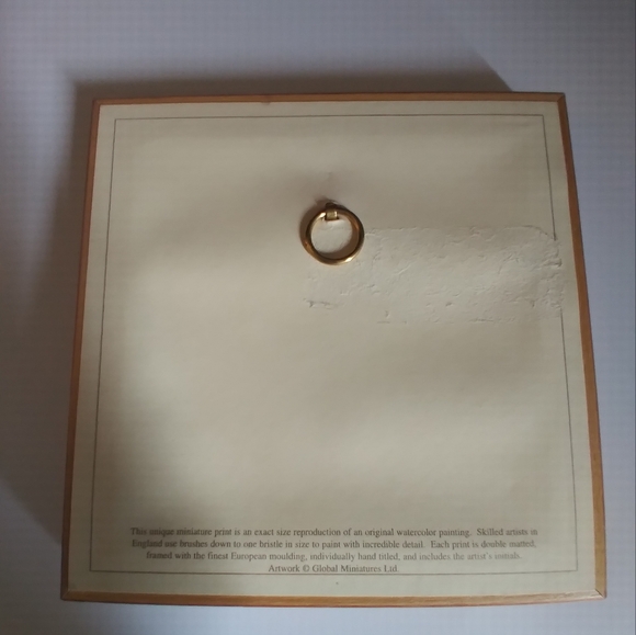 WONEWOK LODGE MINI PAINTING, SIGNED - Picture 3 of 3